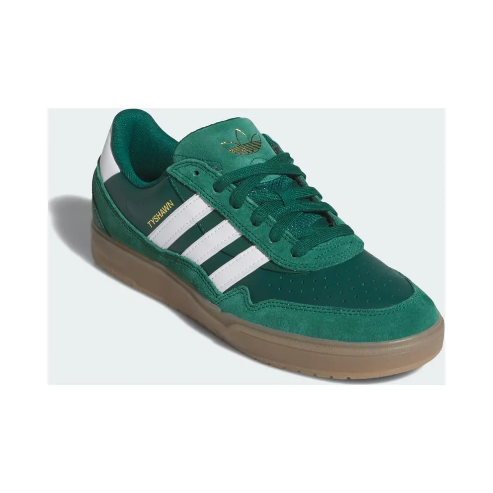 adidas Tyshawn II “Collegiate Green / Cloud White / Gum” (KI7772)