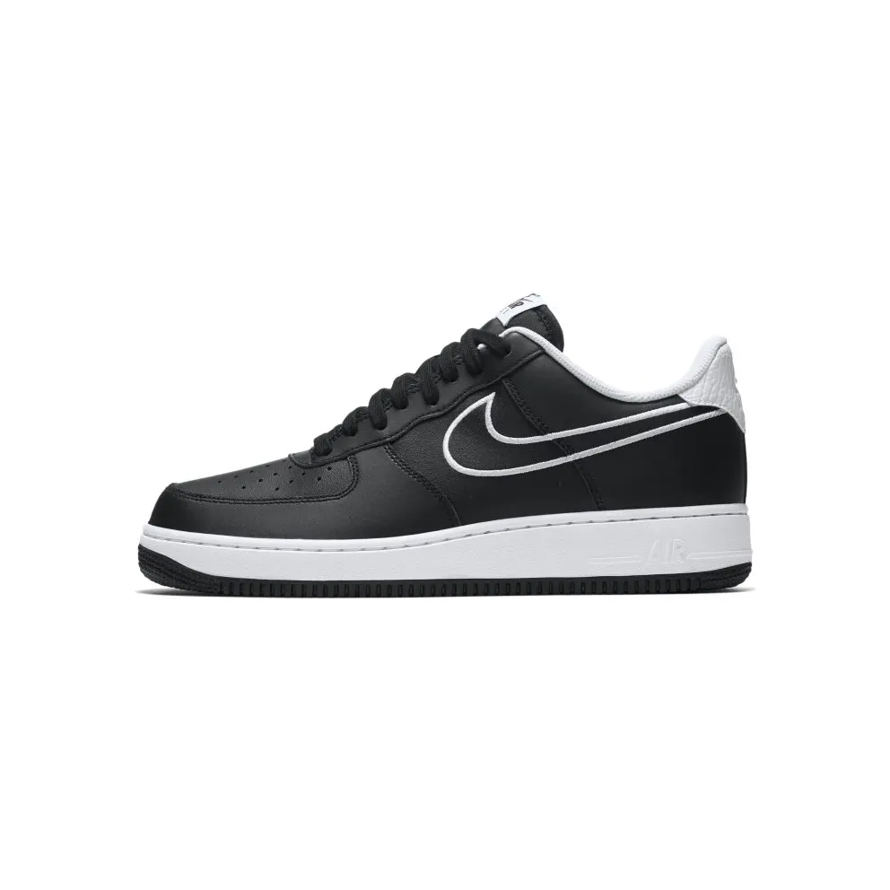 Nike Air Force 1 Low Leather Black White (2018) Black/White (AJ7280-001)