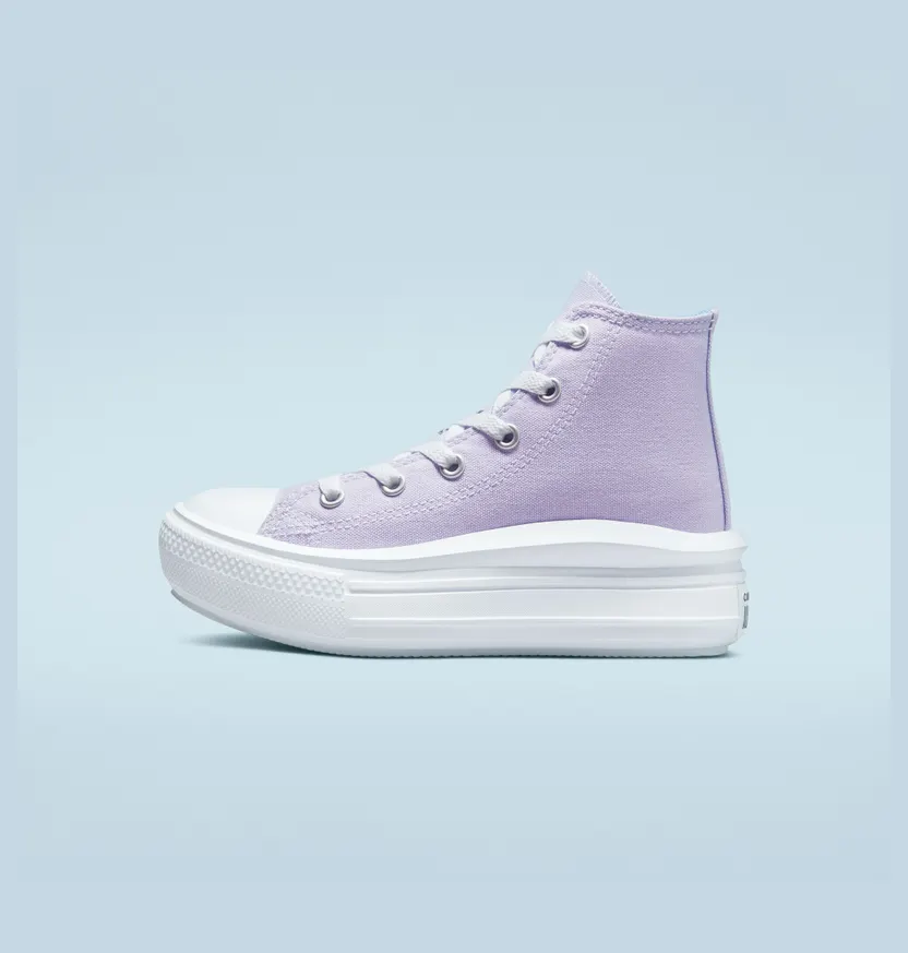 Converse Chuck Taylor All Star Move Platform Gel Patch Moonstone Violet/royal Pulse