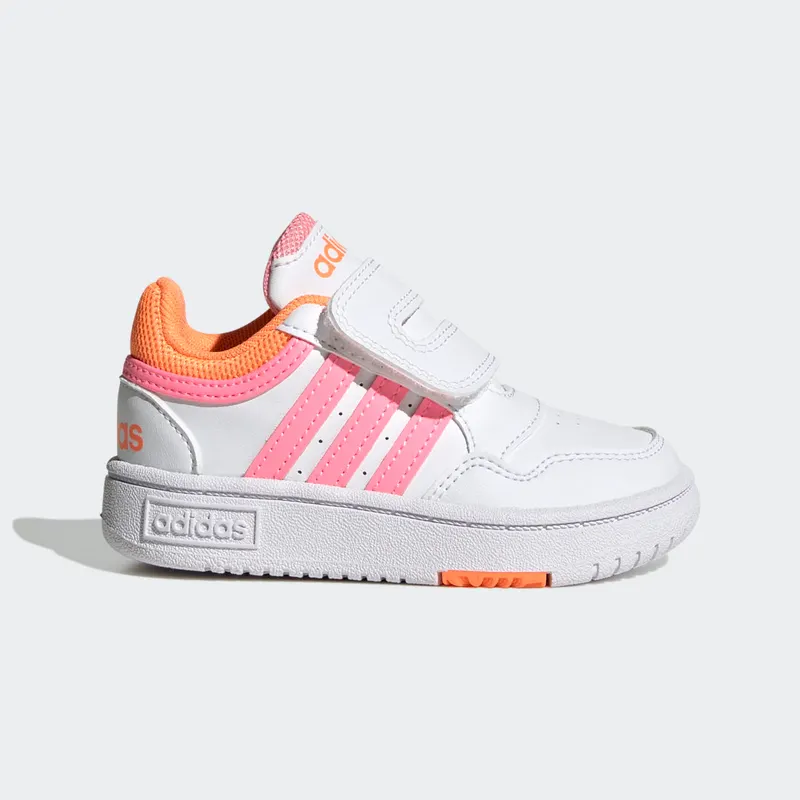 Adidas Hoops Cloud White / Beam Pink / Screaming Orange (H03859)