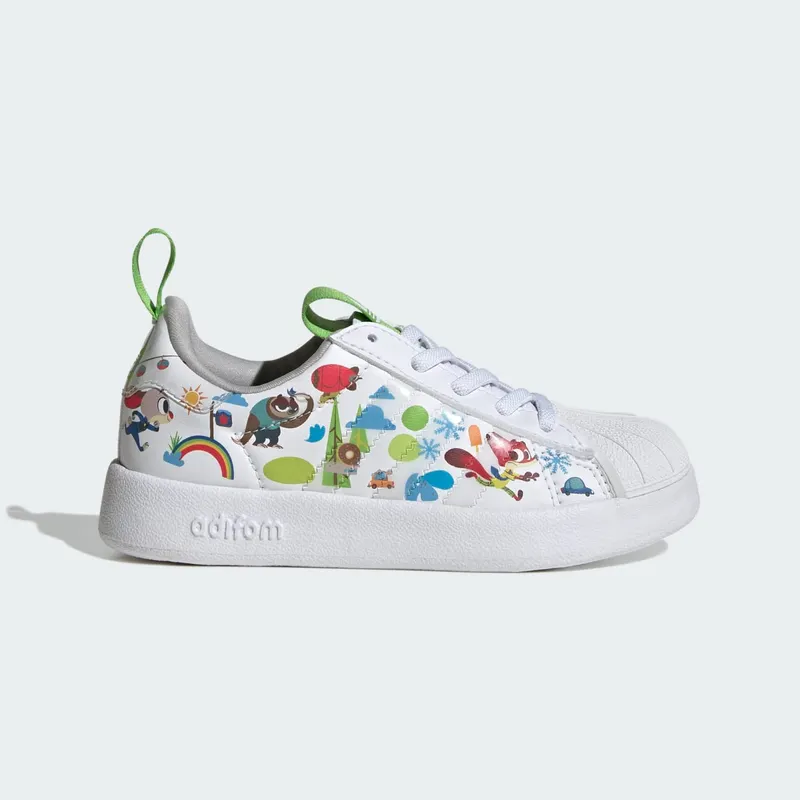 adidas adiFOM Superstar 360 Disney Cloud White Grey Two Semi Lucid Lime (JP8623)