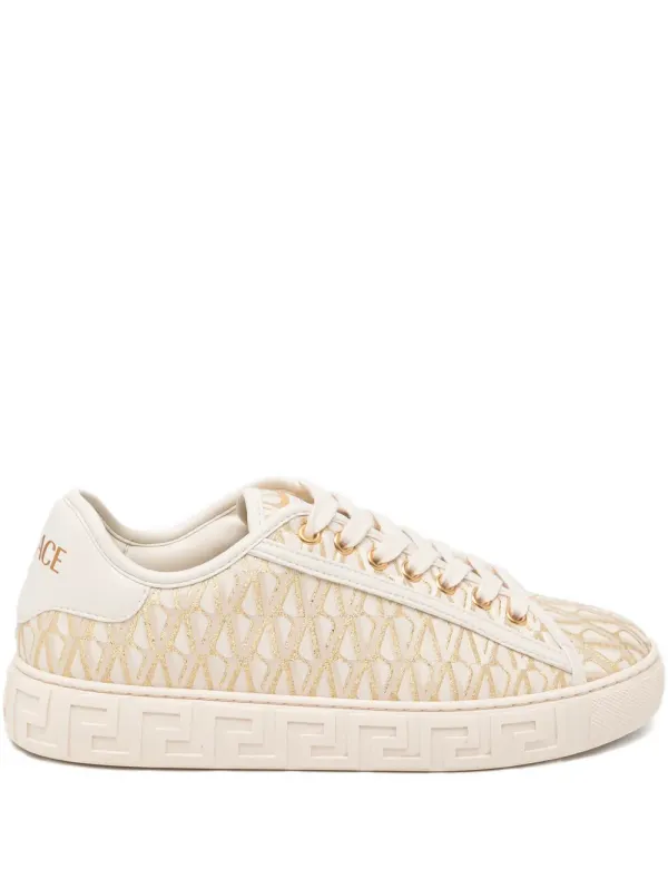 Versace Canvas with Greca-jacquard – Beige (10135681A16981)