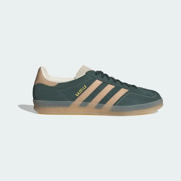 Adidas Gazelle Indoor Shadow Green / Warm Sandstone / Wonder White (JH5402)