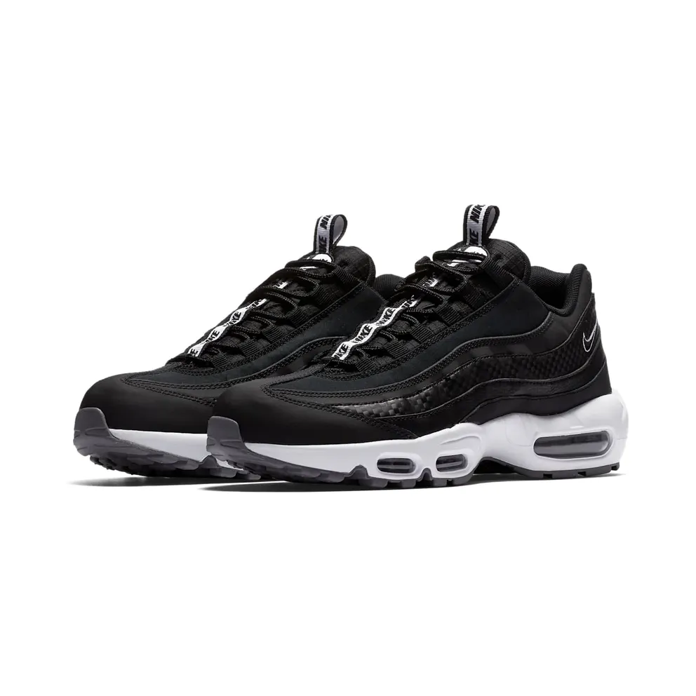Nike Air Max 95 Pull Tab Black White Black/Black-White-Cool Grey (AQ4129-002)