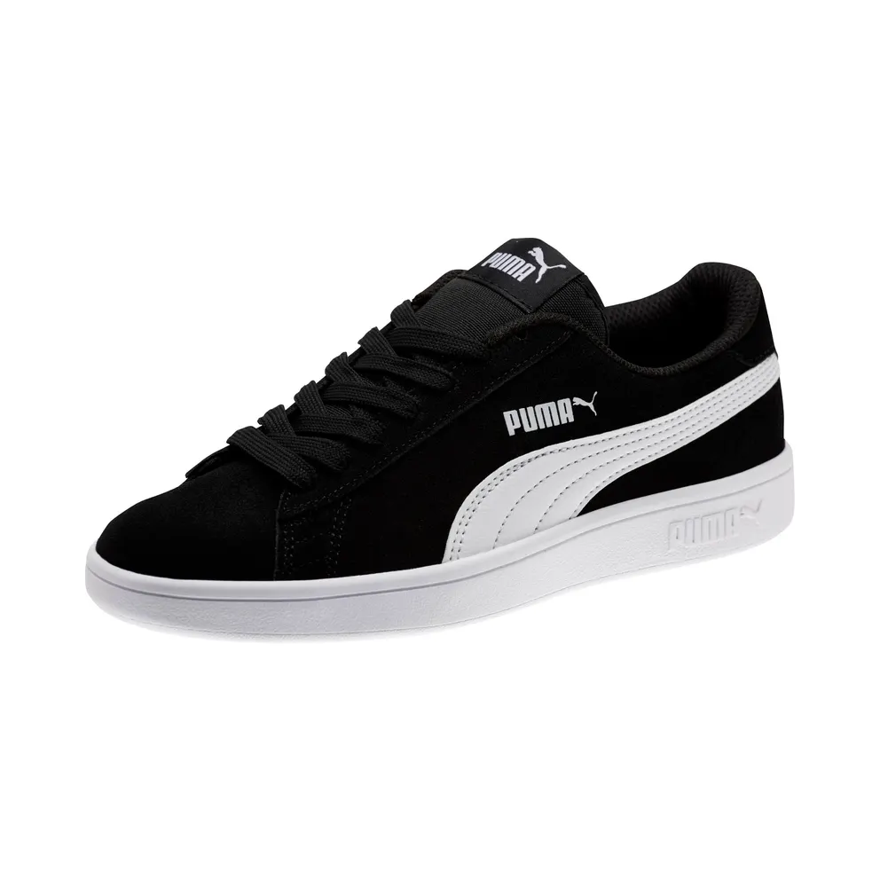Puma Smash v2 Suede Jr White/Black (365176-01)