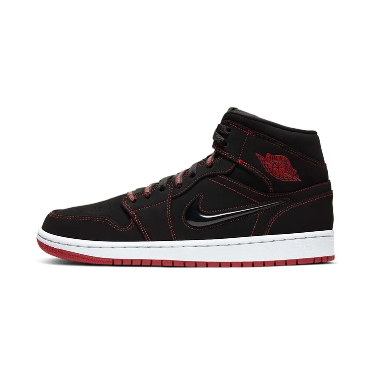 Air Jordan 1 Mid Fearless – “Black / White / Gym Red” (CK5665-062)