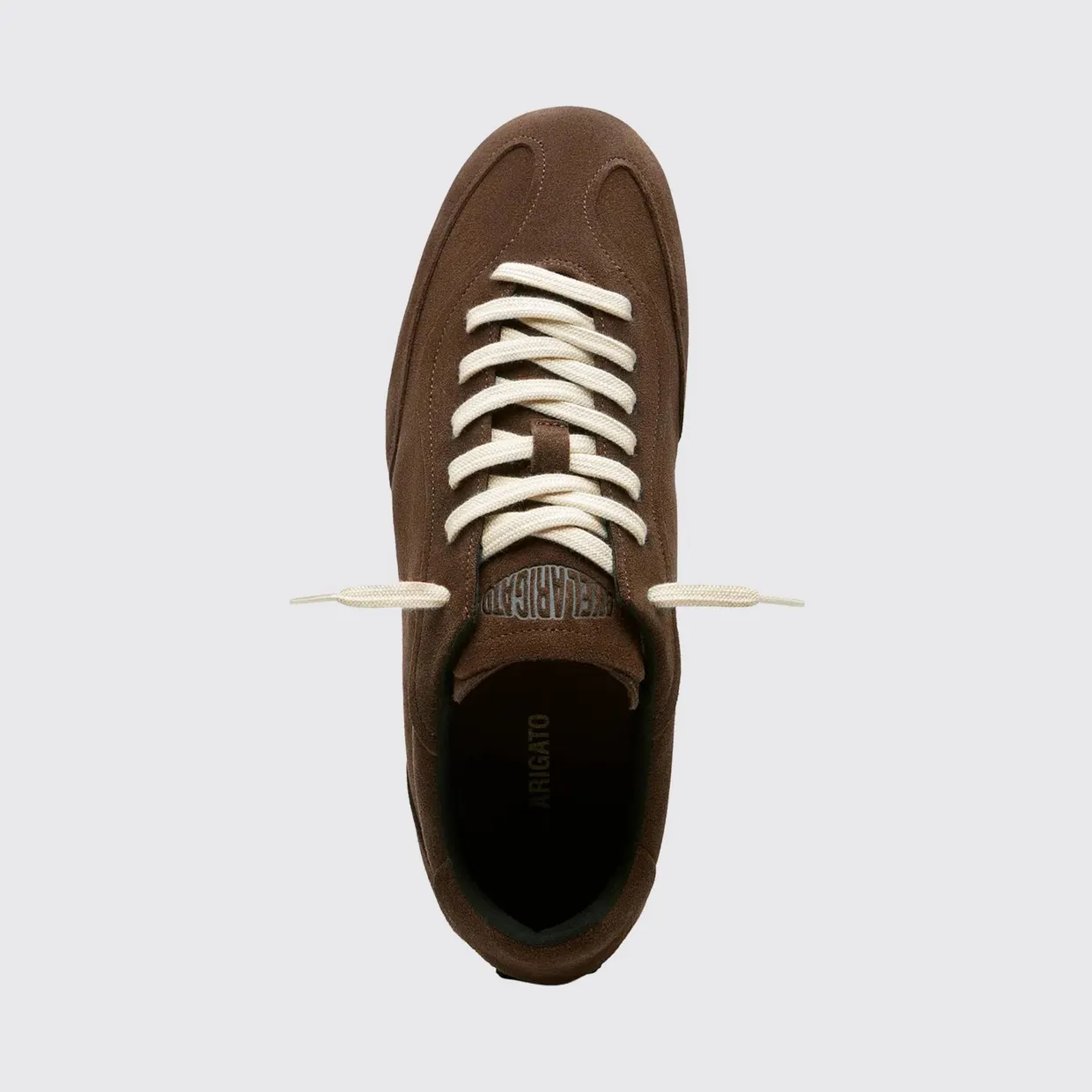 Axel Arigato Daze Runner Suede Sneakers with Printed Logo Brown (F3684002) (2)