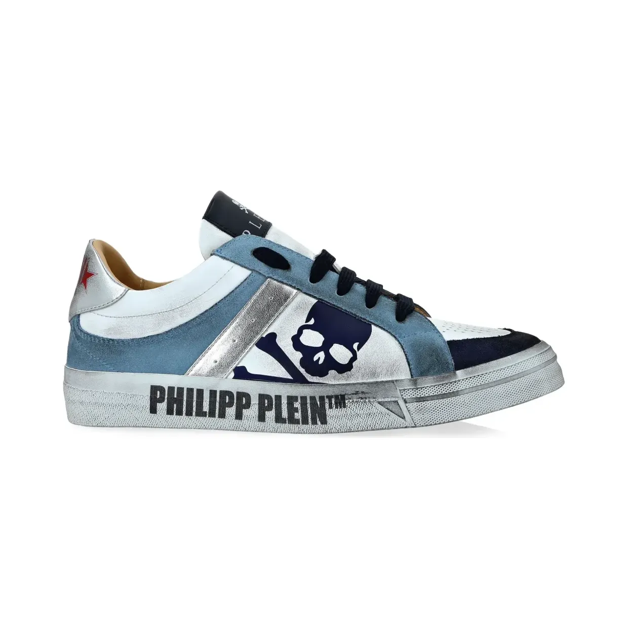 Philipp Plein Retrokickz TM leren “Black” (FADSUSC0633PLE005N)