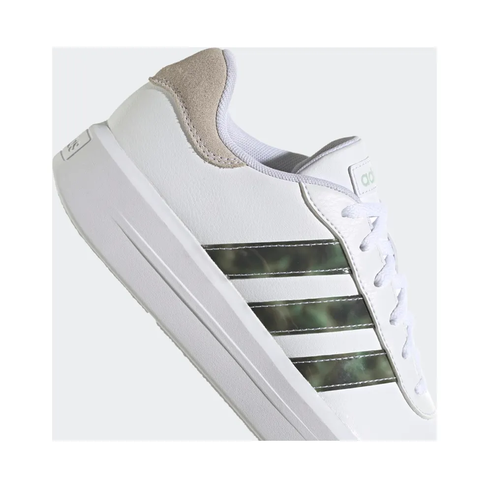 Adidas Court Platform Cloud White / Cloud White / Linen Green (HP9434)