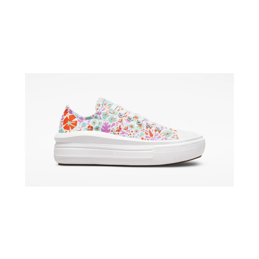 Converse Chuck Taylor All Star Move Platform Paper Floral Weiß/Bold Mandarin/Light Dew (272848C)
