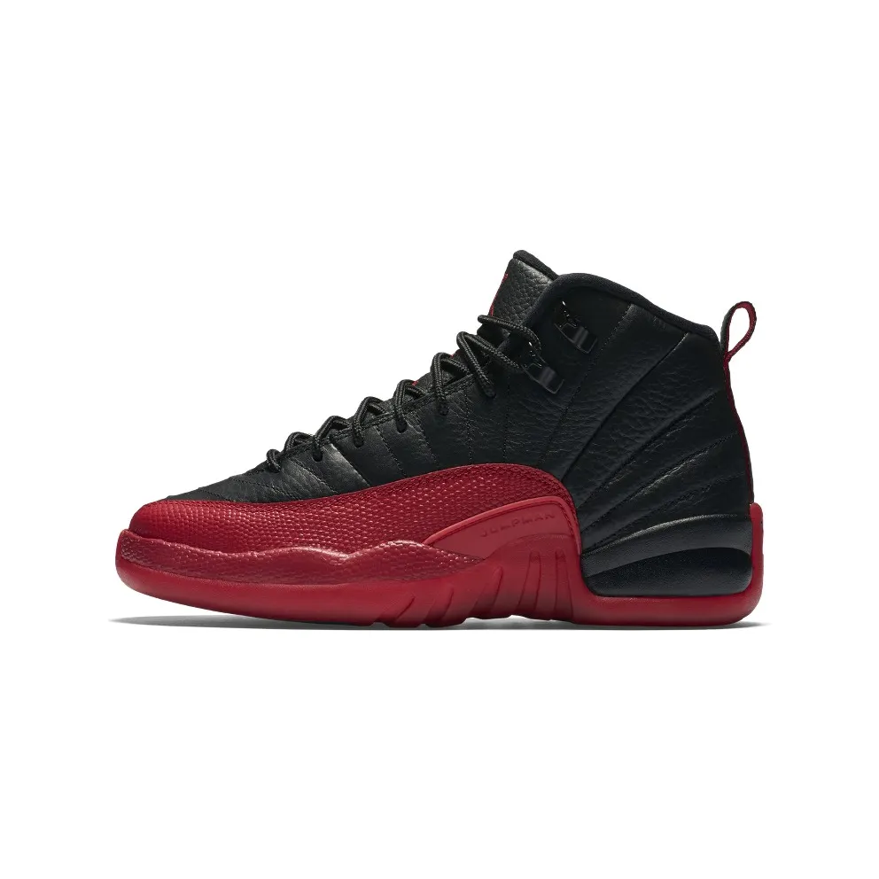 Jordan 12 Retro Flu Game 2016 (GS) Black/Varsity Red (153265-002)