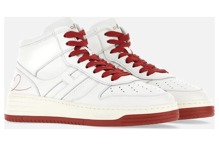Sneakers Hogan H630 High Top – Valentine’s Day White (HXM6300EY50R37B001)