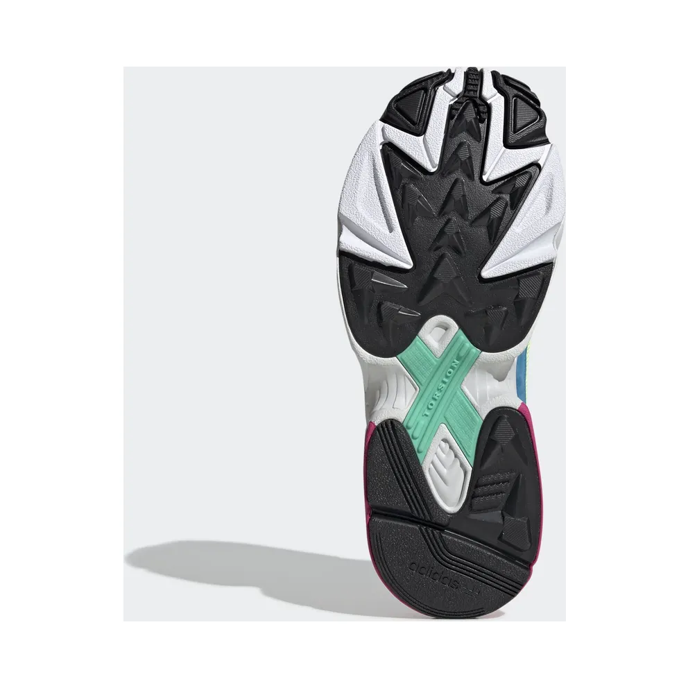 adidas Falcon Hi Res Yellow Multi-Color (W) Hi-Res Yellow/Hi-Res Yellow/Core Black (CG6210)