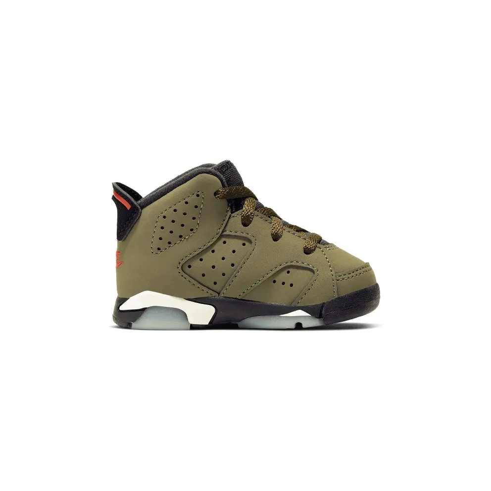Air Jordan x Travis Scott Cactus Jack Nike AJ VI 6 ‘Medium Olive’ (TD) (2019) (CQ3567-200)