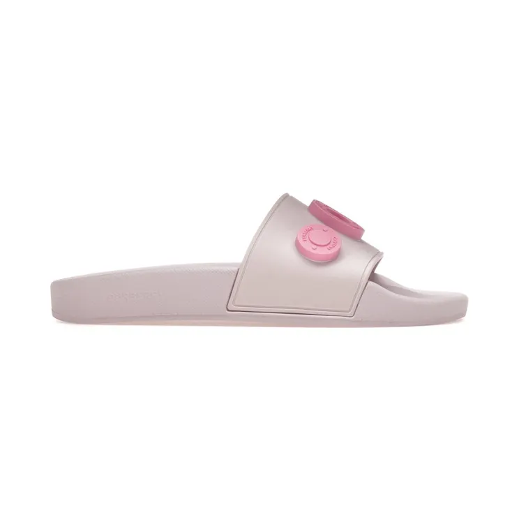 Burberry Logo Graphic Rubber Slide Pale Candy Pink (8047880)
