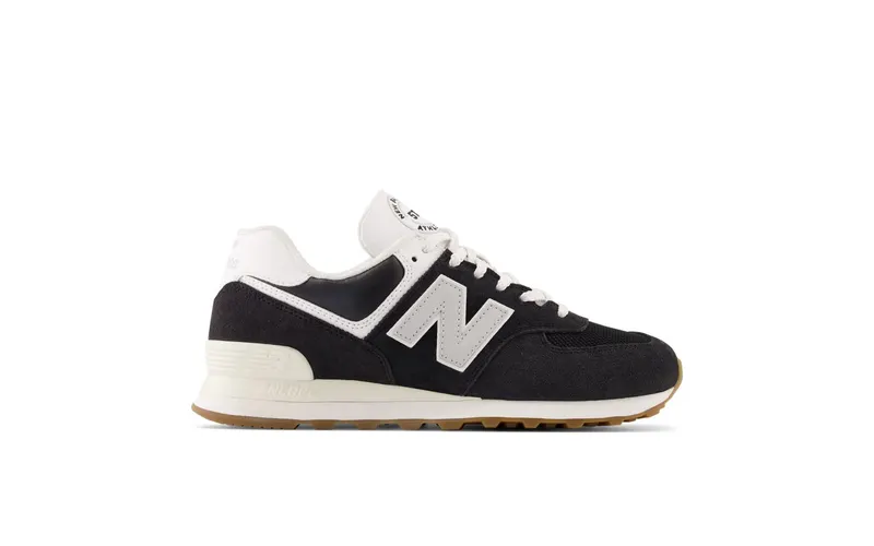 New Balance 574 Black White Gum (U574UG2)