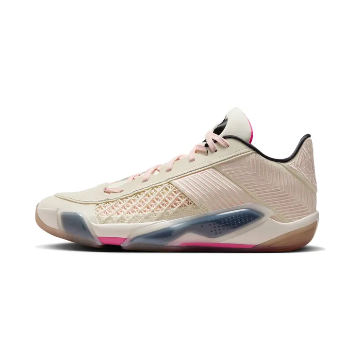 Air Jordan XXXVIII Low “Coconut Milk / Atmosphere / Hyper Pink / Black” (FD2326-100)