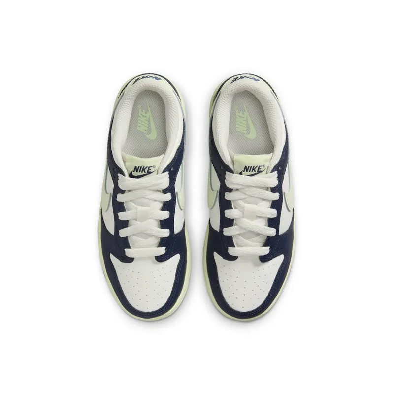 Nike Dunk Low Sail Midnight Navy Volt Tint (FB9108-127)