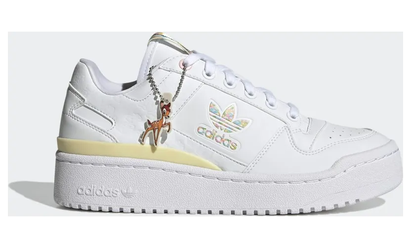 adidas Disney Forum Bold Schuh Cloud White / Silver Metallic / Core Black (GW8571)