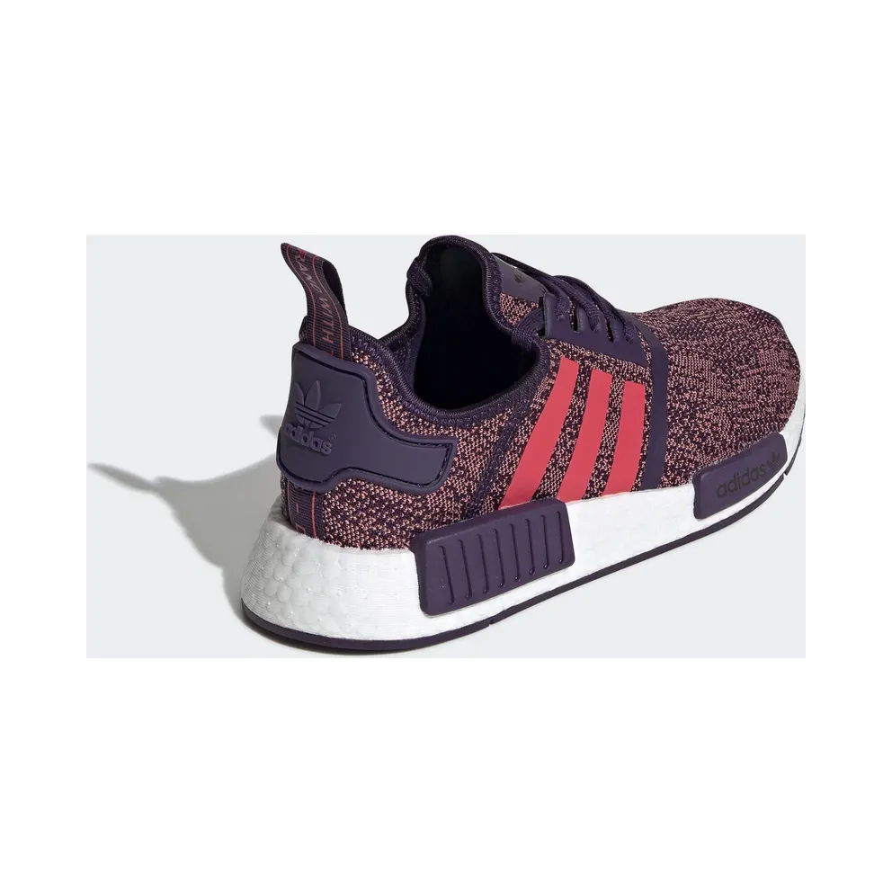adidas NMD R1 Legend Purple Shock Red (Youth) Legend Purple/Shock Red/Core Black (F34421)