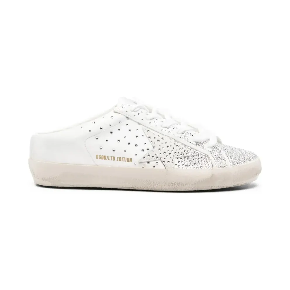 Golden Goose Superstar mit Kristallen – White (GWF00110F007256)