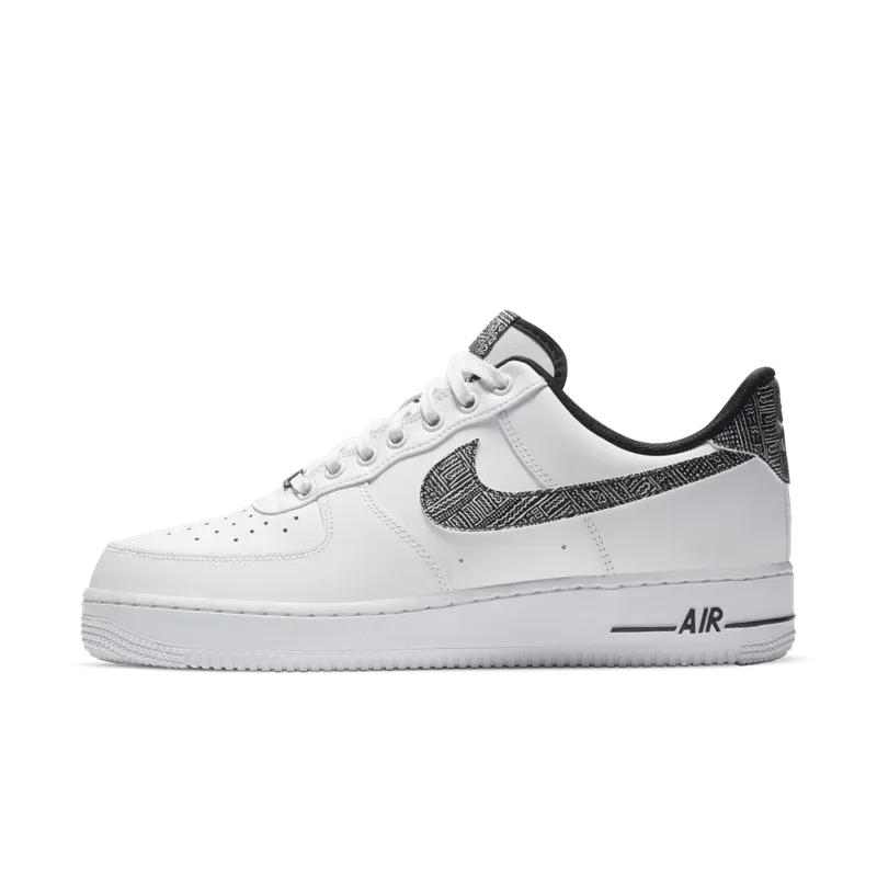 Nike Air Force 1 ’07 White Metallic Silver White/Metallic Silver/Black (CZ7933-100)