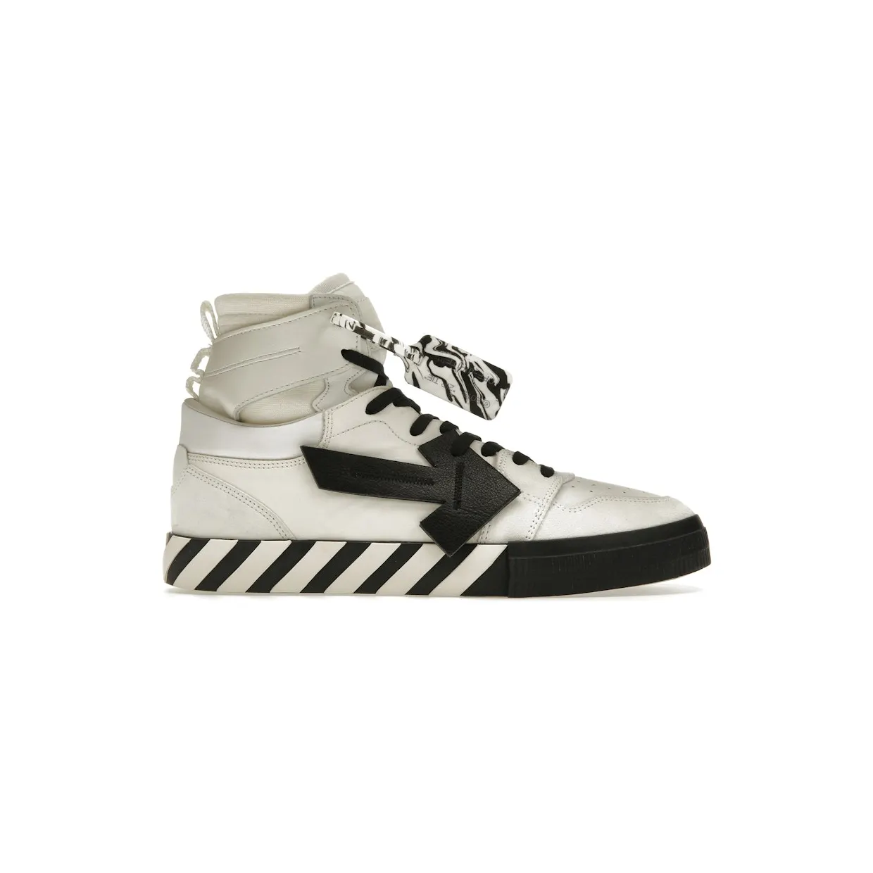 OFF-WHITE Vulcanized Hi Top White Black (OMIA225F21LEA0010110)