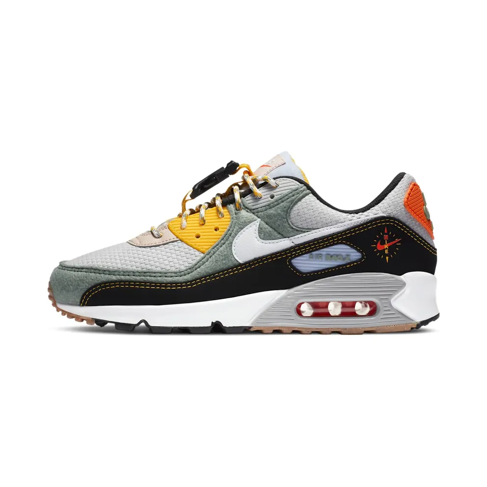Nike Air Max 90 Buckle Spiral Sage Spiral Sage/Black-University Gold-White (DC2525-300)