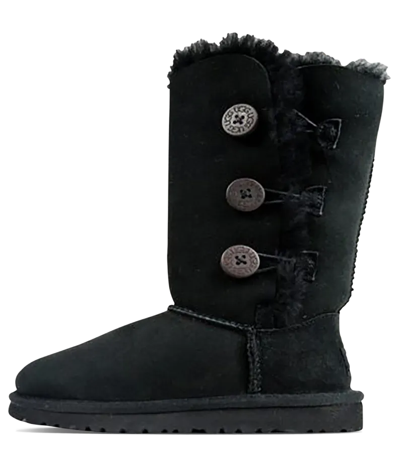 Ugg Bailey Button Triplet GS “Black” (1962YK-BLK)