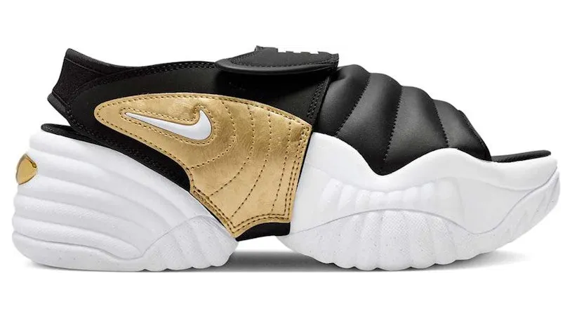 Nike Air Adjust Force Sandal Black Metallic Gold (DV2136-001)