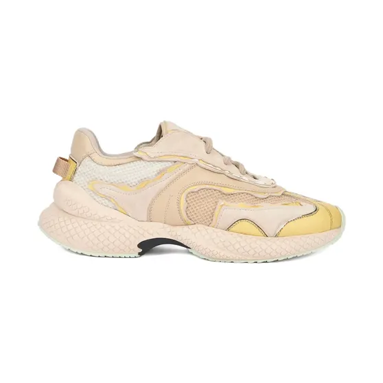 Roberto Cavalli Sneakers met chunky zool – Beige (VQS200PZS67)