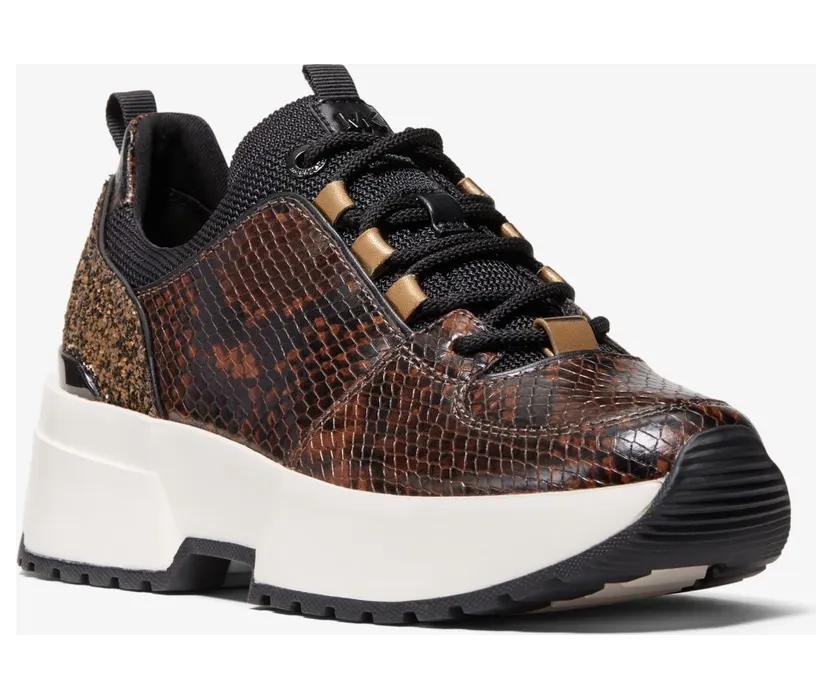 Michael Kors Sneaker Cosmo Dark Luggage (43F0CSFS1E)