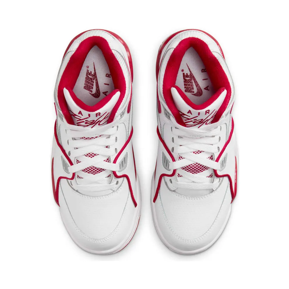 Nike Air Flight 89 White Wolf Grey Varsity Red (HF0406-101)