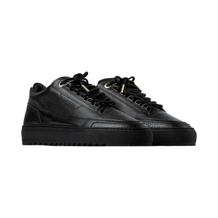 Mason Garments Firenze Leather Stampato Black / Black (SS20-23F)