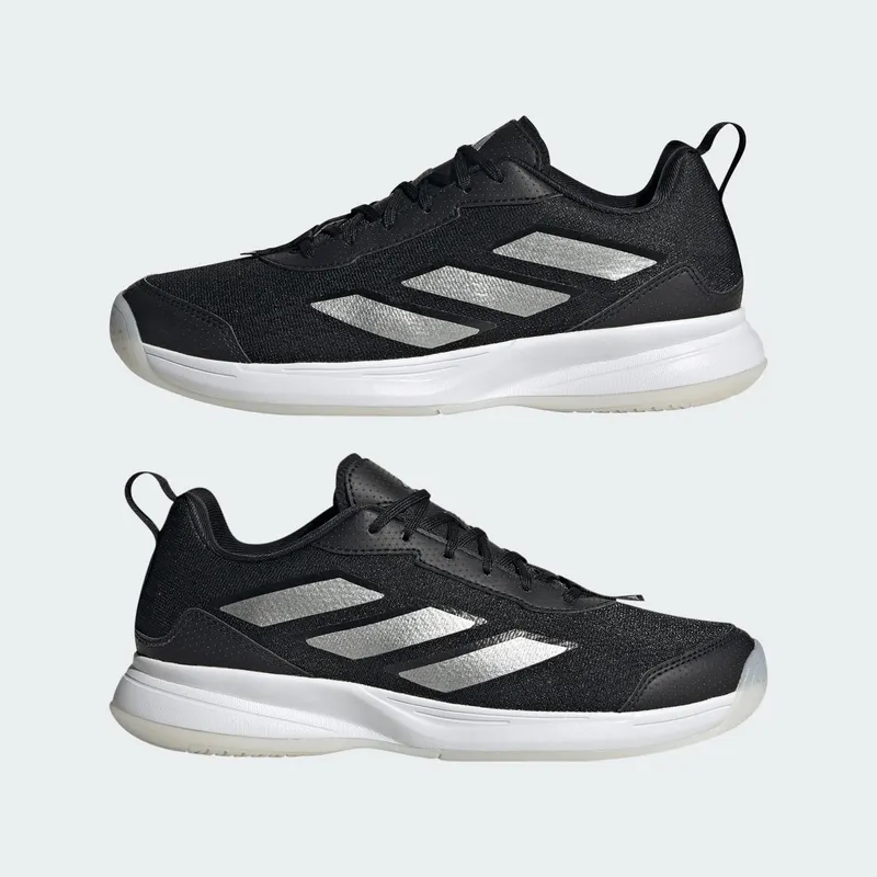 Adidas Avaflash Low Tennis Core Black / Silver Metallic / Cloud White (IG9543)