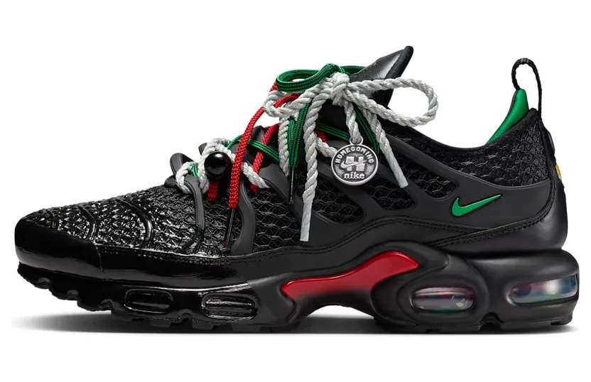 Nike Air Max Plus x HOMECOMING – “Black / University Red / Court Green” (IM4960-001)