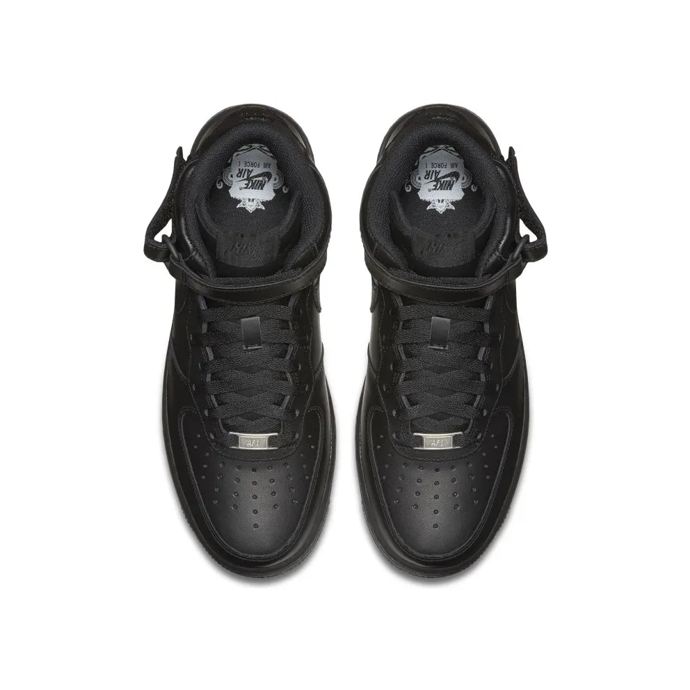 Nike Air Force 1 Mid 07 Le Black Black (W) Black/Black (366731-001)