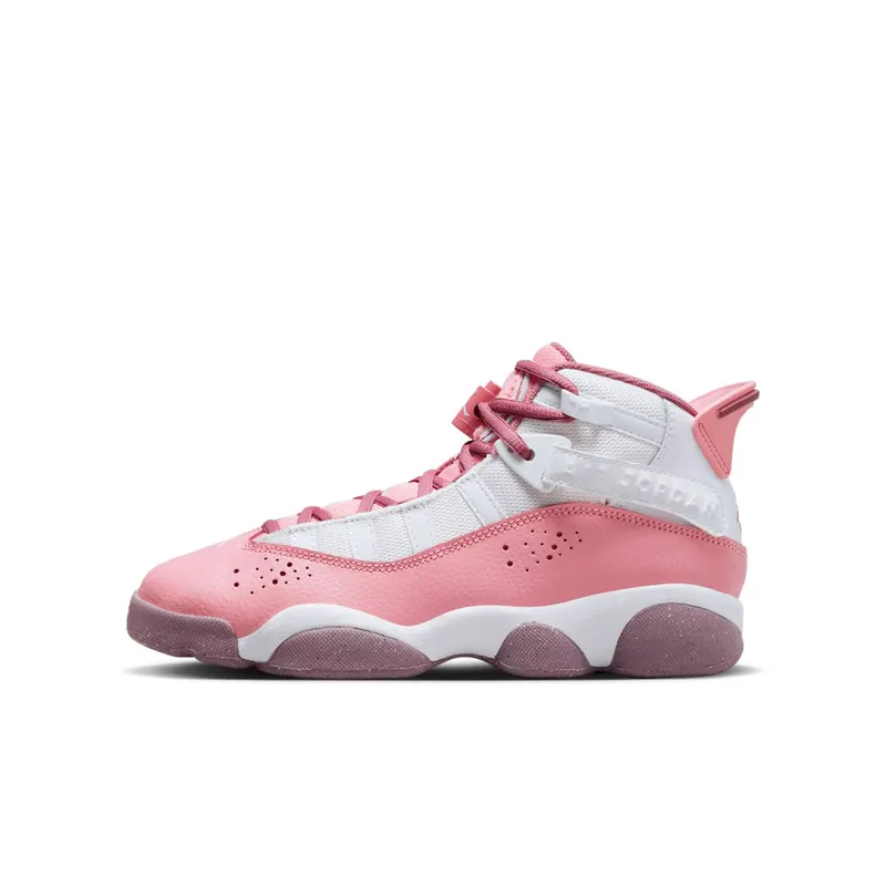 Jordan 6 Rings Coral Chalk White Desert Berry (323419-616)