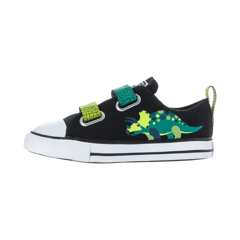 Converse Chuck Taylor All Star 2V TD “Dinos Black Neon Mantis Green” (A15900F)