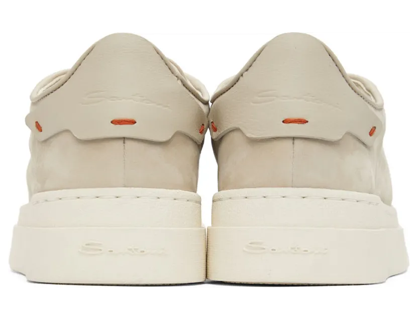 Santoni Grey Nubuck Suede Sneakers (WBGT60966PNNCSBNI45) (2)