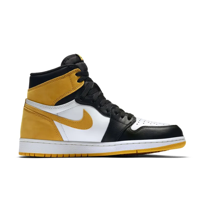 Air Jordan 1 Retro High OG Yellow Ochre "6 Rings" (2018) (555088-109)