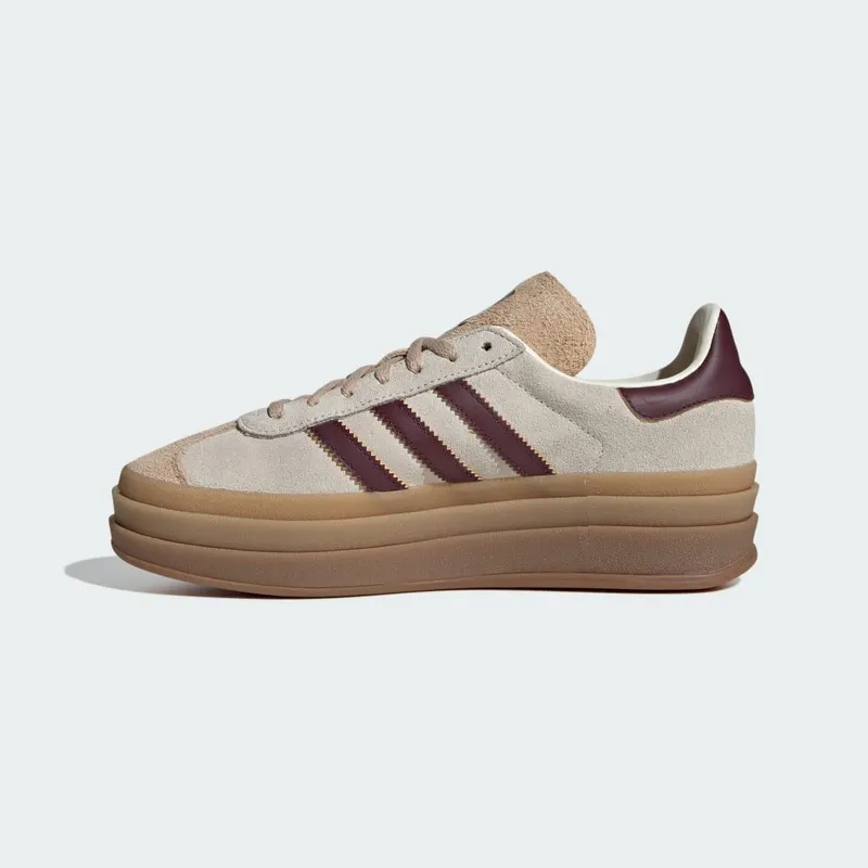 Adidas Gazelle Bold Cream White / Maroon / Magic Beige (JQ5127)