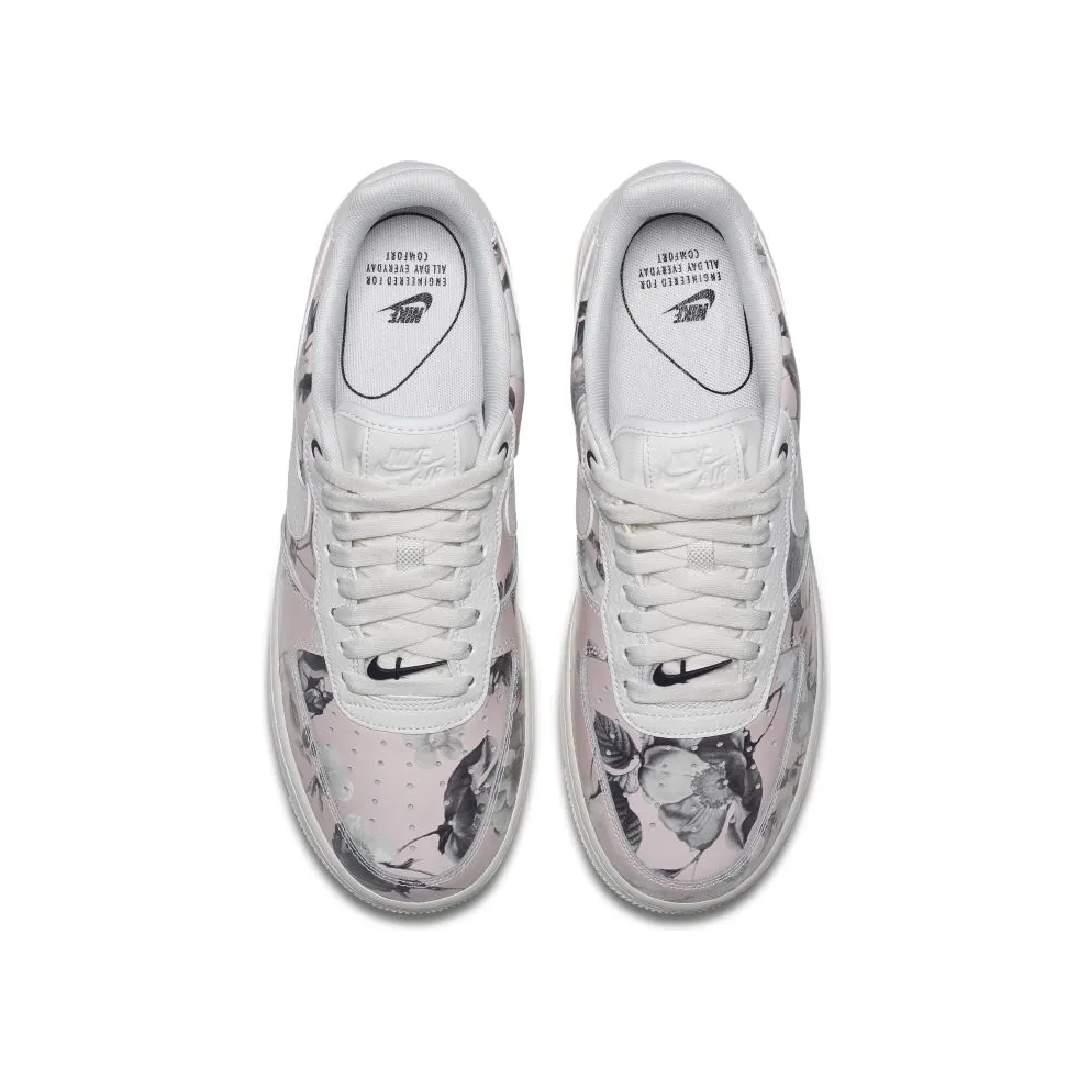 Nike Air Force 1 Low Floral Rose (W) Summit White/Summit White-Summit White (AO1017-102)