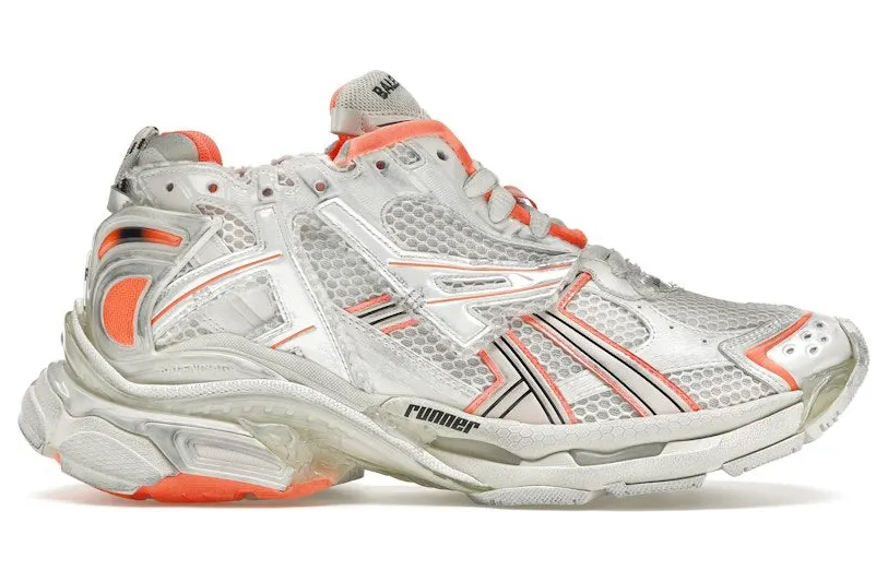 Balenciaga Runner Trainer Fluo Orange (677403W3RBM9770)