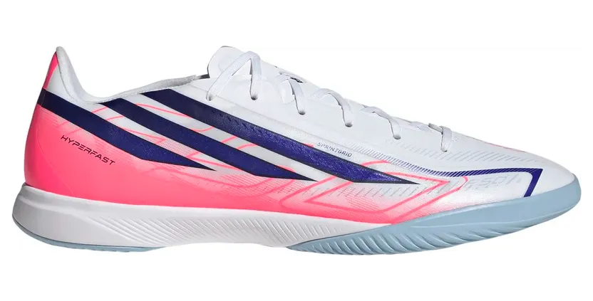 Adidas F50 Hyperfast League IN Hallenschuhe, weiß, Größe 42 (KK1061)