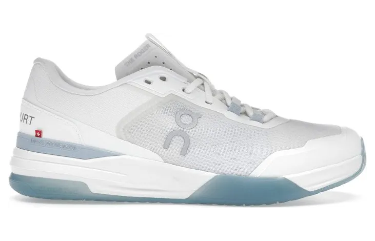 On The Roger Advantage Pro White Chambray (3WF10180753)