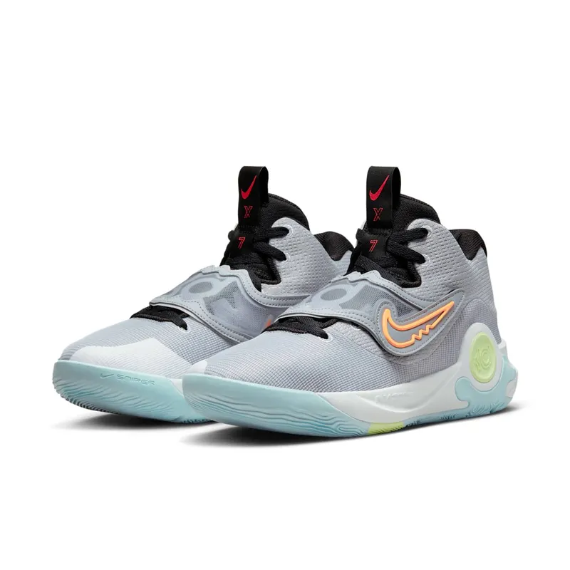 Nike KD Trey 5 X Wolf Grey Volt Crimson (DJ7554-009)
