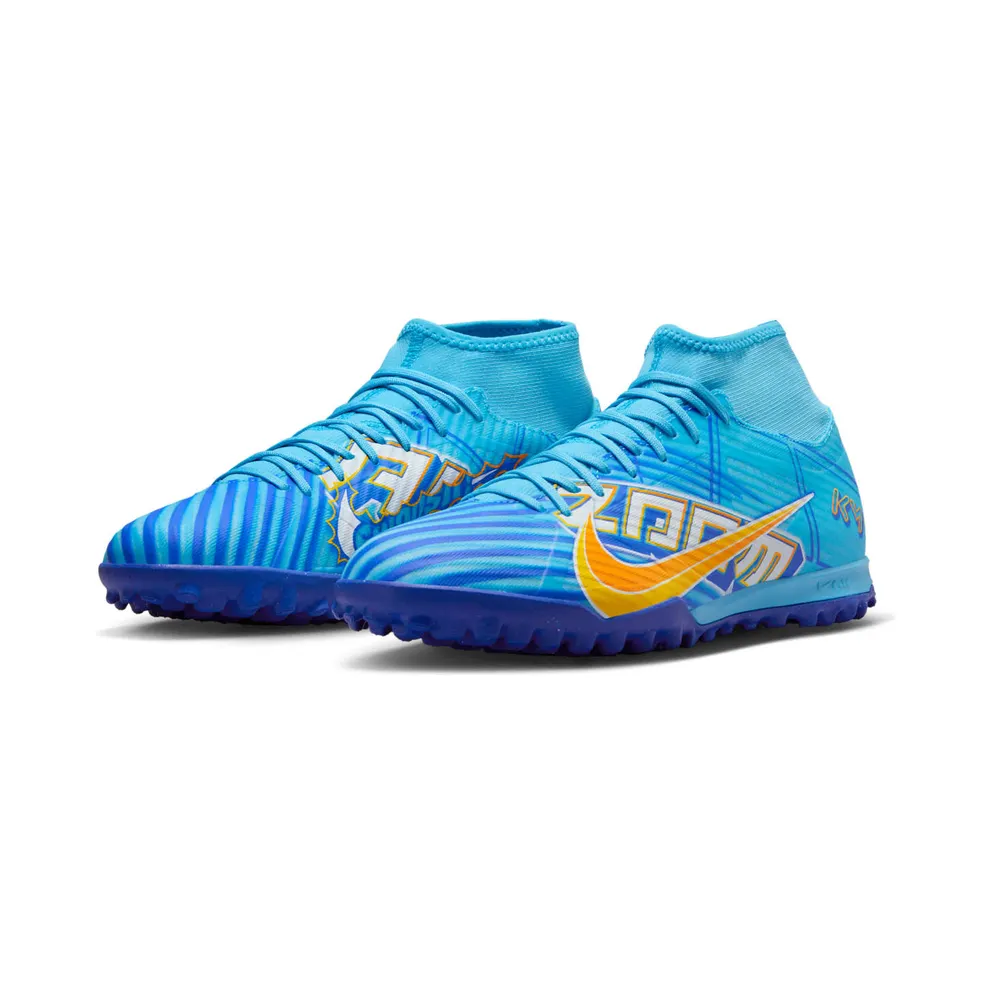 Nike Mercurial Superfly 9 Academy Kylian Mbappe TF “Baltic Blue / White” (DO9347-400)