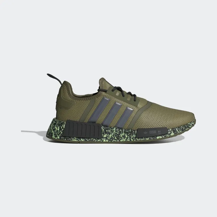 adidas NMD R1 Focus Olive Core Black Green Spark (ID5756)