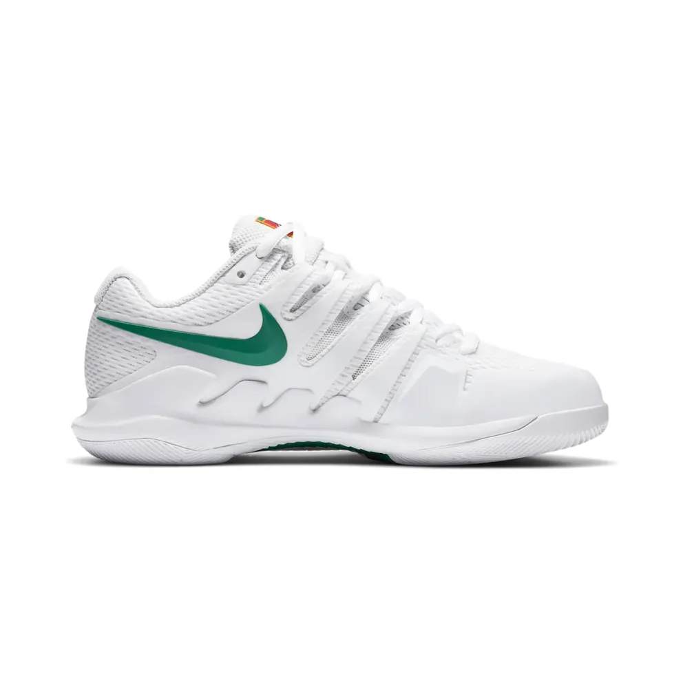 NikeCourt Air Zoom Vapor X Hardcourt – White “White / Clover / Gorge Green” (AA8027-111)